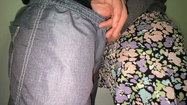 CoupleOfHotSins: She Grabs the Penis of a Stranger with a Huge...