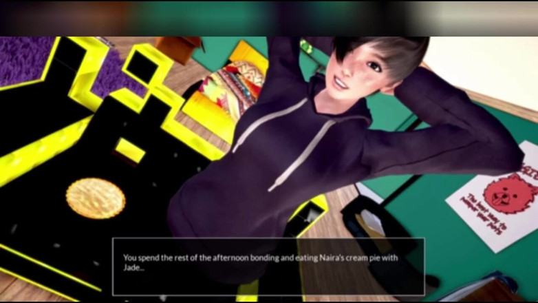 3DXXXTEEN2 Cartoon: 그녀의 첫 크림 파이, 3D 포르노 만화 섹스를 즐기는 Jade