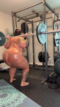 Alexisnocare Oiled up Naked Workout