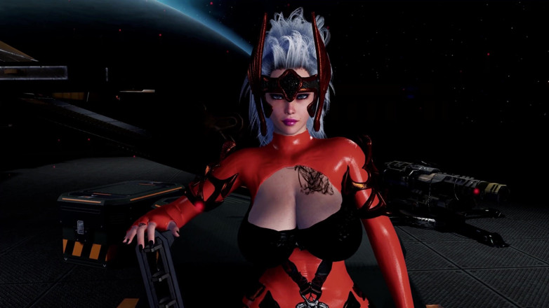 FutaPornoWorkshop: Warhammer Cosplay. Sex în spațiu o fată frumoasă este futută de...