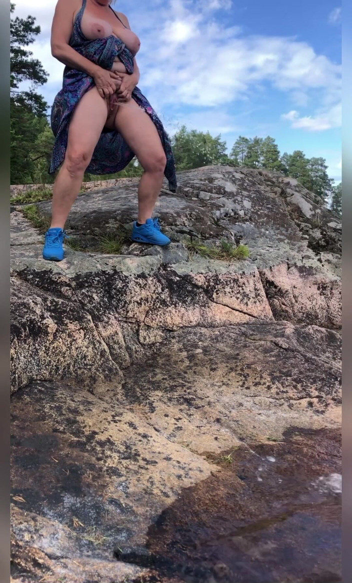 Hotwifekbh: Amateur Homemade Mature Big Tits Wife Pissing 5