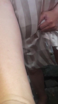 Satin pajamas dress fetiche crossdresser masturbação cum parte 2