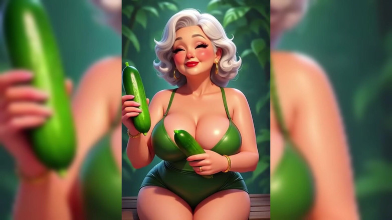 AI Porn: Animasi timun nenek