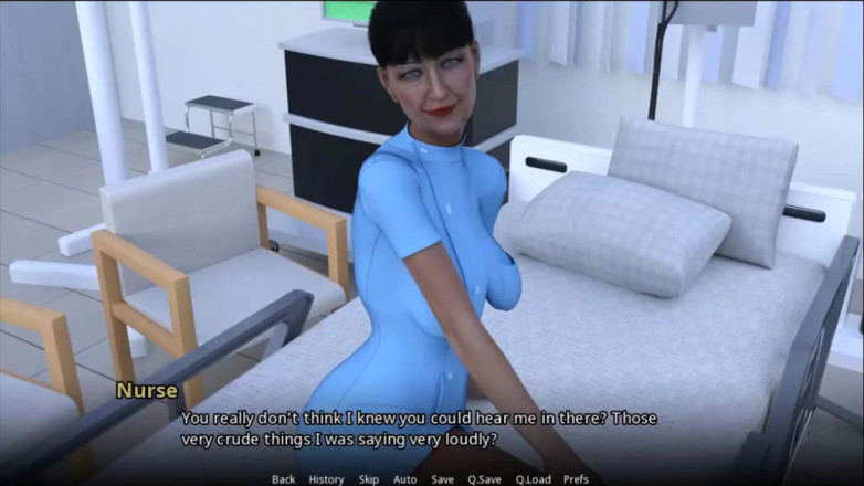 Visual Novels: WVM yıldız üniversite bölüm 69 - domaltarak yaşlı hemşireyi sikiyor