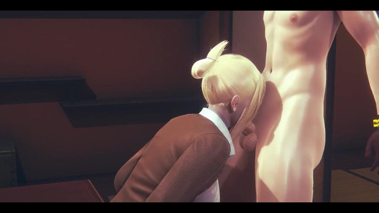 HentaiTubes: Shingeki No Kyoauban Hentai - Annie Leonhart aftrekken en pijpbeurt - Japanse...