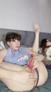 Esguichando ao lado do meu namorado