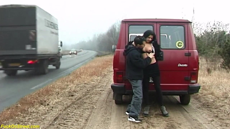 Goldwin pass: Crazy German couple fucking on street