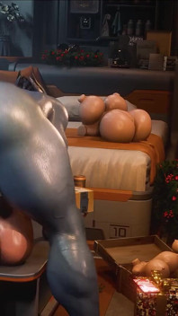 Rigid3d D3d Petershentai, Gelangweilte Vip-Zimmer-Rampage: Monsterschwanz zerstört klaffende, mit sperma gefüllte muschi