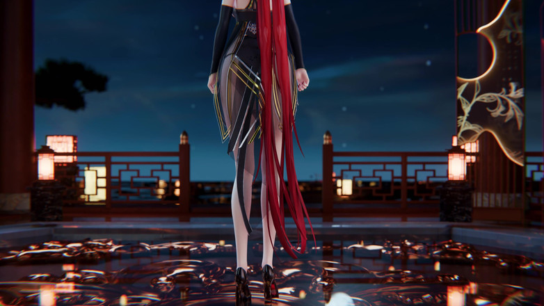 MikuMotion: [mmd] boutique Yinyin-bingbing dança coreana lingerie erótica striptease obsceno