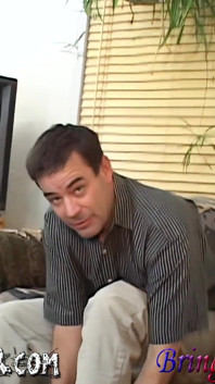 Adorable Blonde Step Sister Giggles as Her Step Brother Films Her Fucking an Old Man