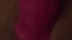 Vibrating Dildo on Max Speed Sloppy Wet