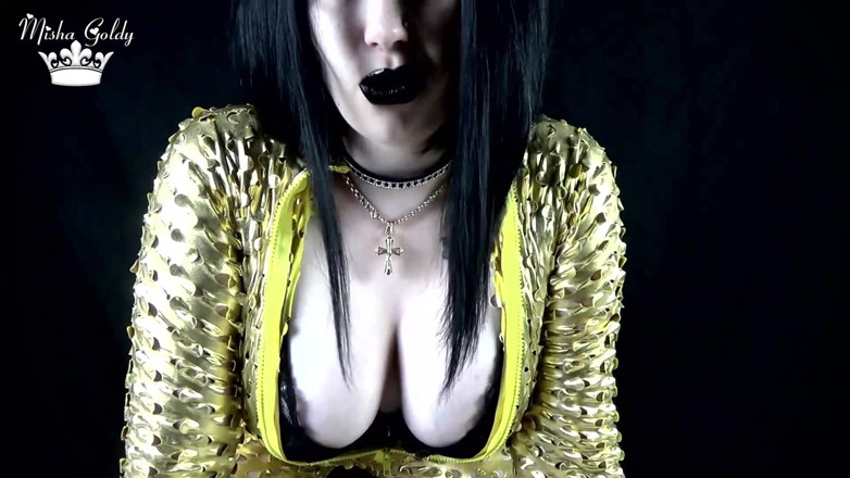 Goddess Misha Goldy: Блестящий трах с сознанием и кукла с попом, инструкция по дрочке