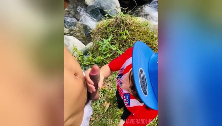 Skinny23cm: Sucking in the River