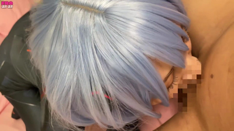 Eros-JavJav: Anime giapponese cosplay Rei Ayanami -