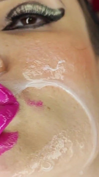 My Big Lips with Your Cum