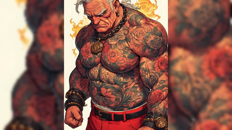 Erotic Man: Tattoo muskel-männer sexy ai-kunst