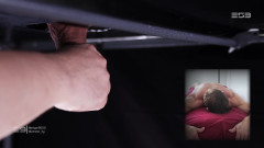 Edger9000: Zander Fly और उसकी विशाल बिना खतना वाली कैनन को धड़कते हुए देखें जबकि वह इसे मेरी दुहने वाली मेज में छेद के माध्यम से जोर देता है