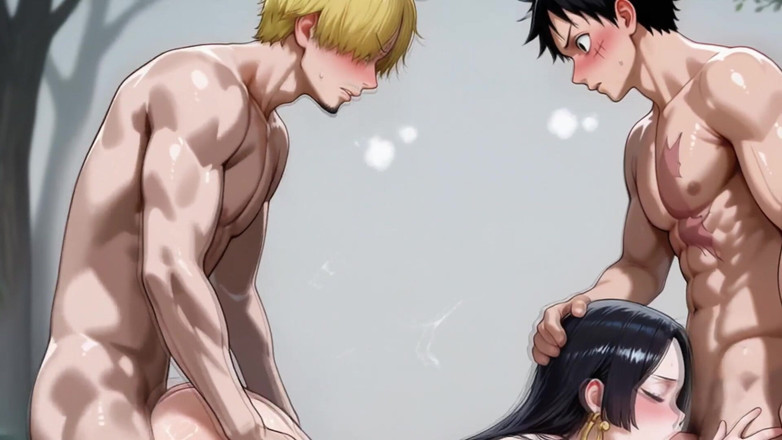 Prznai: Luffy, sanji und Hancock (mmf)