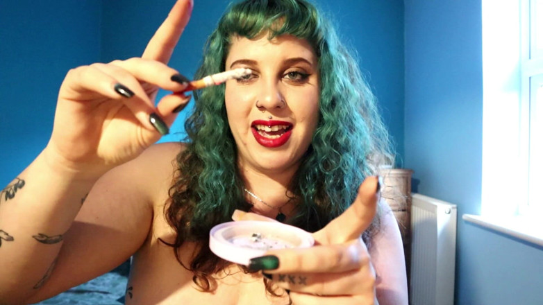 Goddess Kinx: Asmr Szept palenia złośliwiec: Udar dla moich cycków i spermy,...