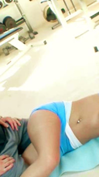 Busty Brit Sophie Dee Hardcore Gym Workout!
