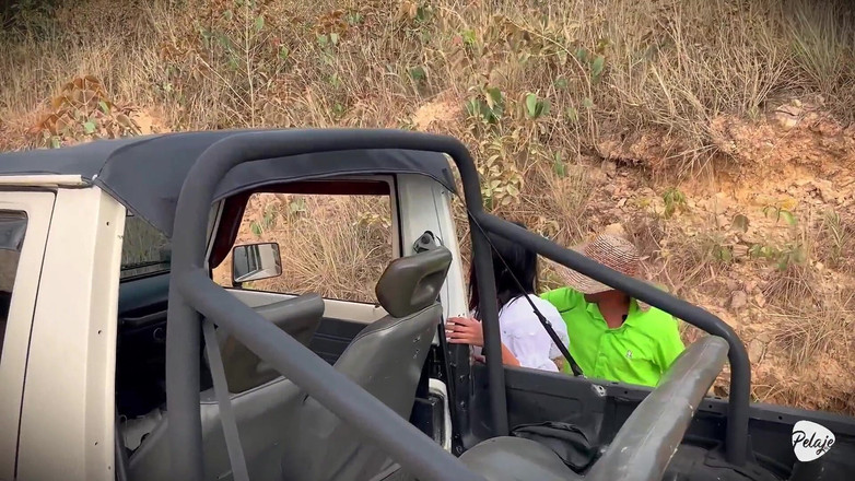 Pelaje mix: Eine bäuerin wollte Ananas ernten und er pflanzte Cassava in...