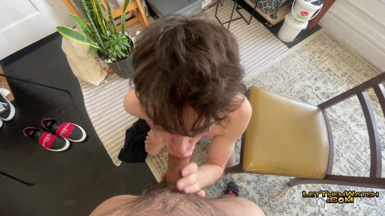 Let them watch: Juven latino bandido fode interracial twink em pêlo letthemwatch