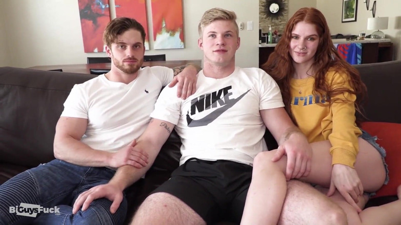 Bi Guys Fuck: Dustin Hazel Roztrhne oblíbené boxerky Troy Daniel