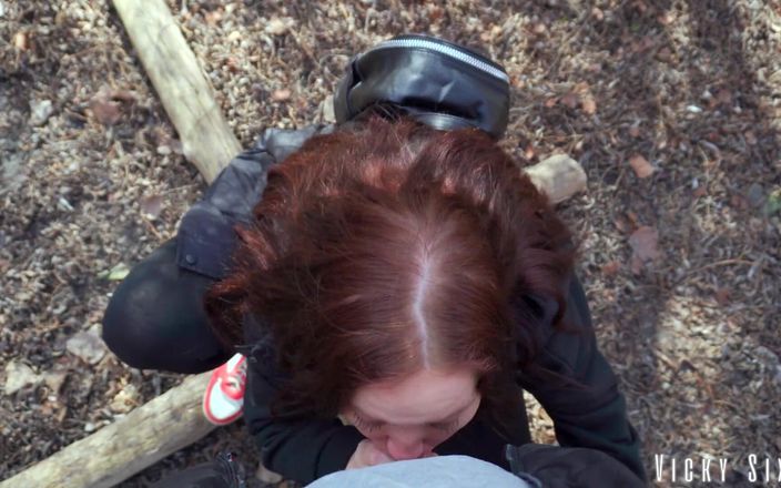 YSP Studio: Spring Vacuum Blowjob in Public Park / Cum Swallow Outdoors