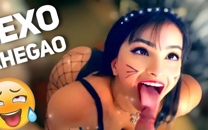 Emanuelly Raquel: Sexy latinafucking s velkým zadkem s chlapem při dělání ahegao...