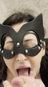 Naughty Secretary Sucks Boss' Cock to Get a Big Promotion and an Even Bigger Facial!
