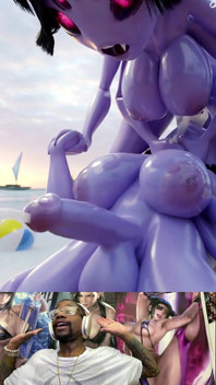 Thicc Milky Waifu Busts a Huge Nut