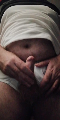 Daddy Bear Wanking in My Tighty Whiteys