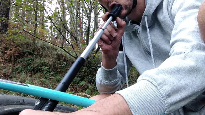 Elvissc: My Bicycle Wheel Punctured and I Ended up Giving the...