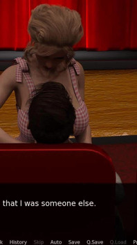 Nursing back to pleasure: hot blonde girl having sex in the theater room ep 46