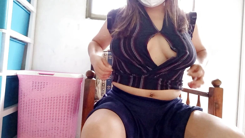 Martin13: Homemade Porn, Busty Colombian Strips Naked for Her Stepbrother Who...