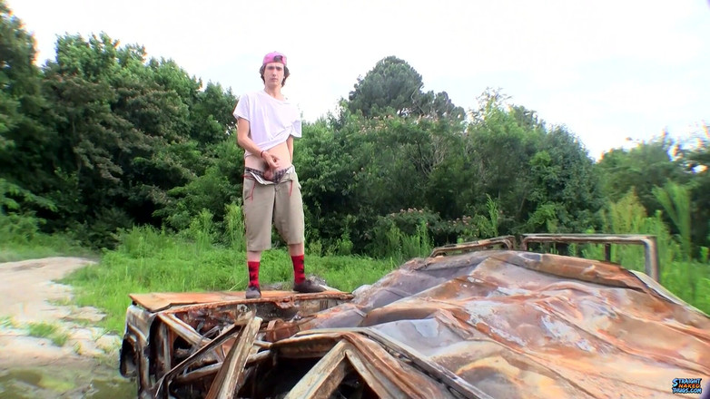 Straight naked thugs: Zły chłopak Sean szarpie penisa