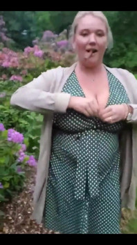 Flashing my tits in Scotland 