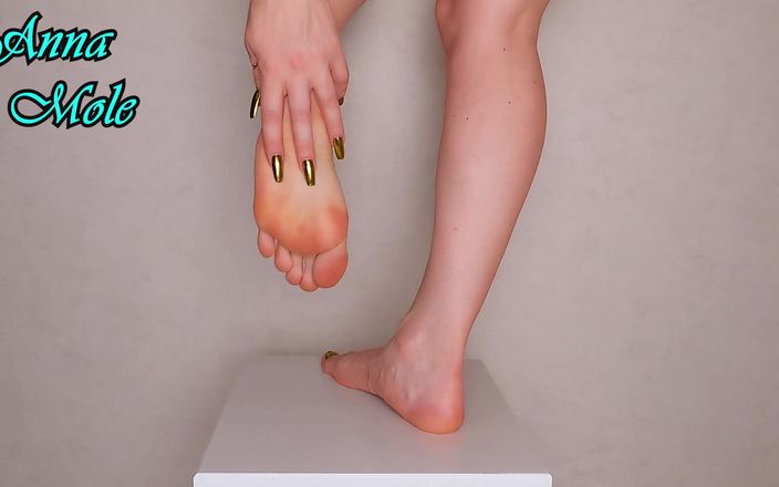 Anna Mole: Soles and Toes Barefoot Calves