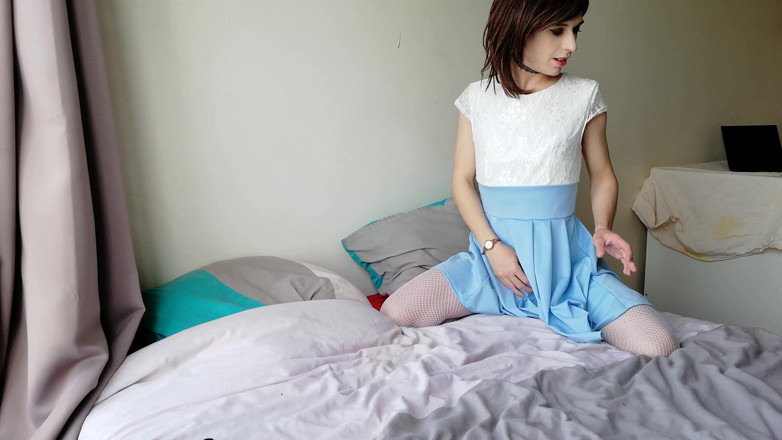 Prxcy Tgirl: Я так збуджений у своїй новій нижній білизні1