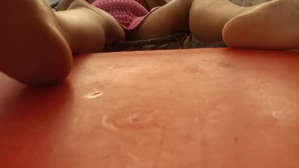 Karmicoxv: Looking at my wife's legs