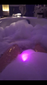 Masturbating