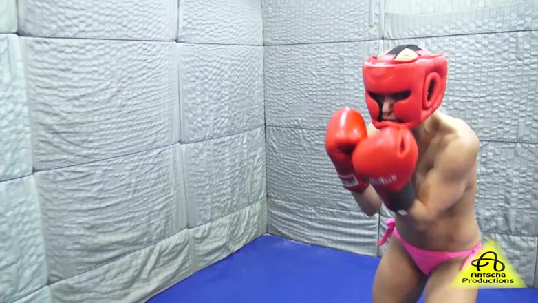 NM fetish wrestling videos by Princess Nikki: Stunning Topless Babes Indulge in a Hot Boxing Match