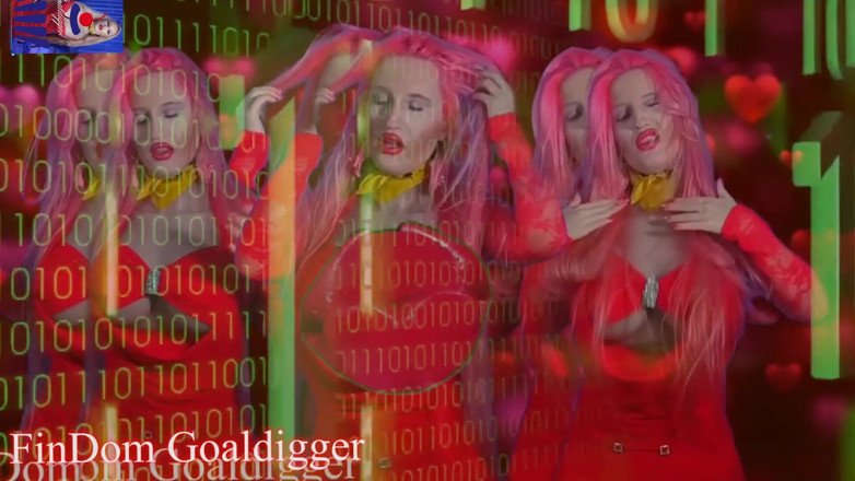 FinDom Goaldigger: Głupia transformacja dziwki