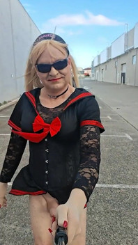 Sissymandy Red Sailor šaty
