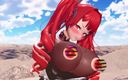 Mmd anime girls: Mmd r-18 anime girls, сексуальний танцювальний кліп 170