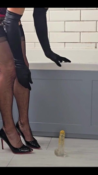 Red Corselette Bathroom Funsissy Jessica Has Been a Very Very Naughty Girl