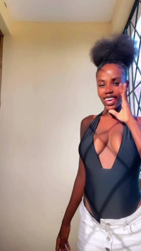 Sexy Natural Kenyan Ebony Babe Short Clip Just for You #03