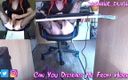 Jasmine Dlight: Work Distraction JOI and Sissy Humiliation