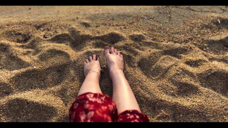Luna and Sage: We Found a Secret Beach for Outdoor Sex - Real Amateur...