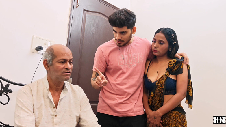 Hotmaster: India estilo Bollywood padrastro, hermanastra en video de sexo hardcore